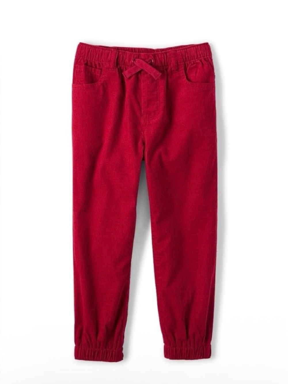 Gymboree Boys Red Corduroy Lined Joggers Size 6 - Picture 2 of 8